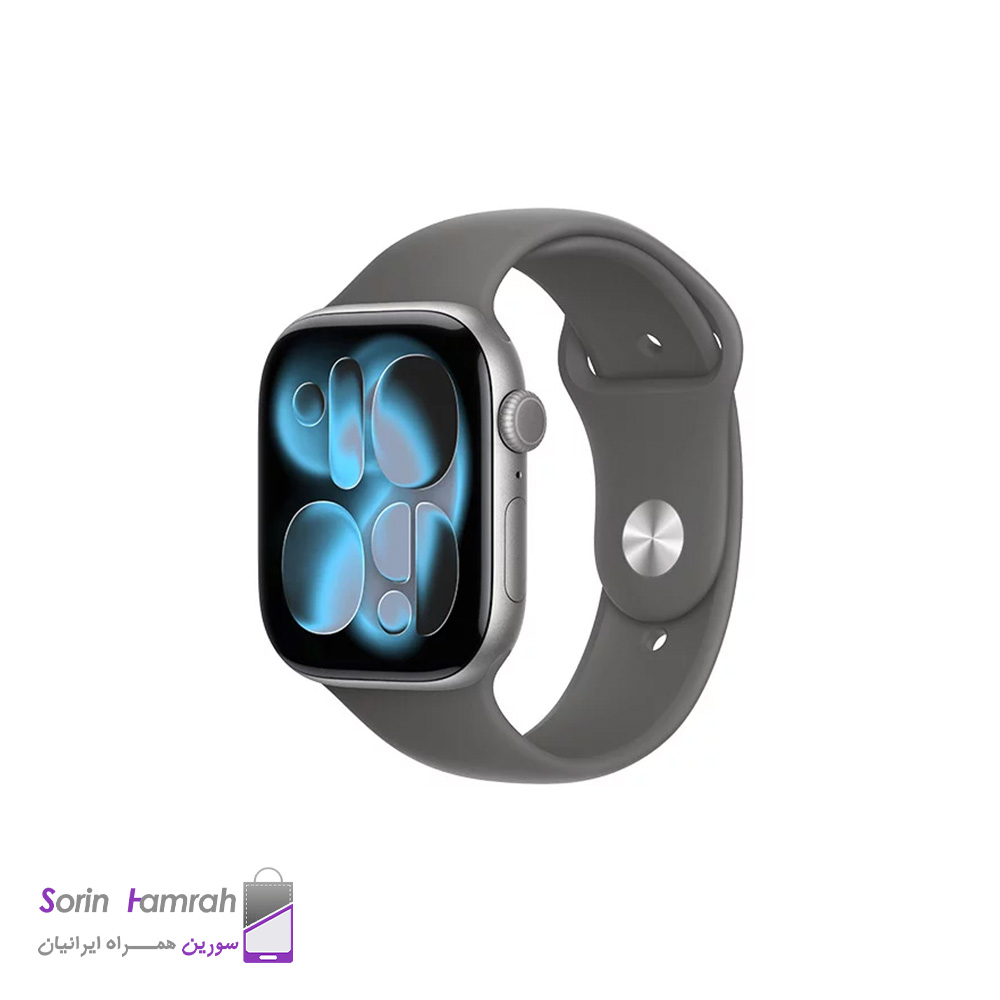 اپل واچ سری 11 مدل 42mm بدنه آلومینیوم با بند سیلیکونی